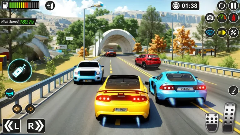 High-speed browser racing games